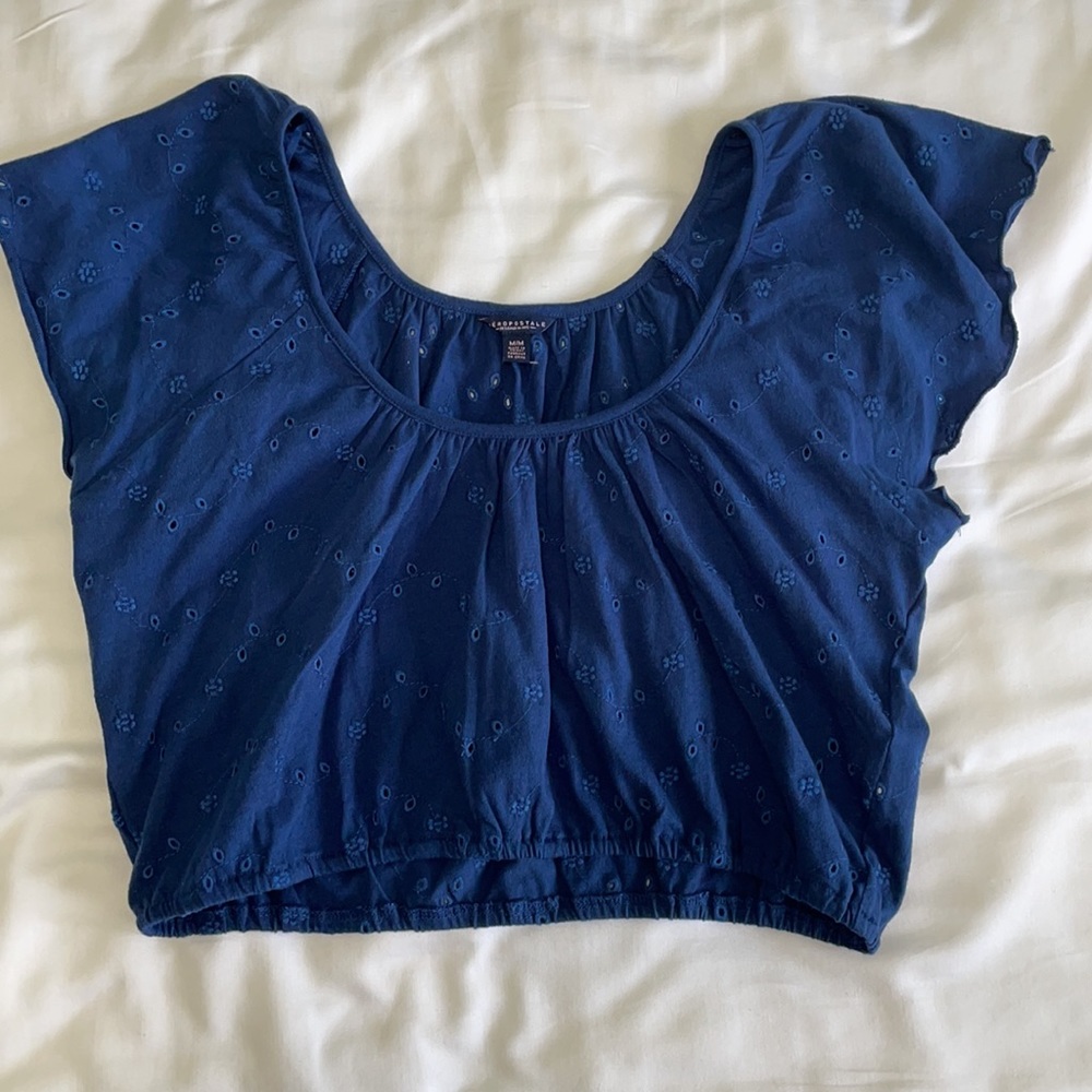 Aeropostale Blue Crop Top